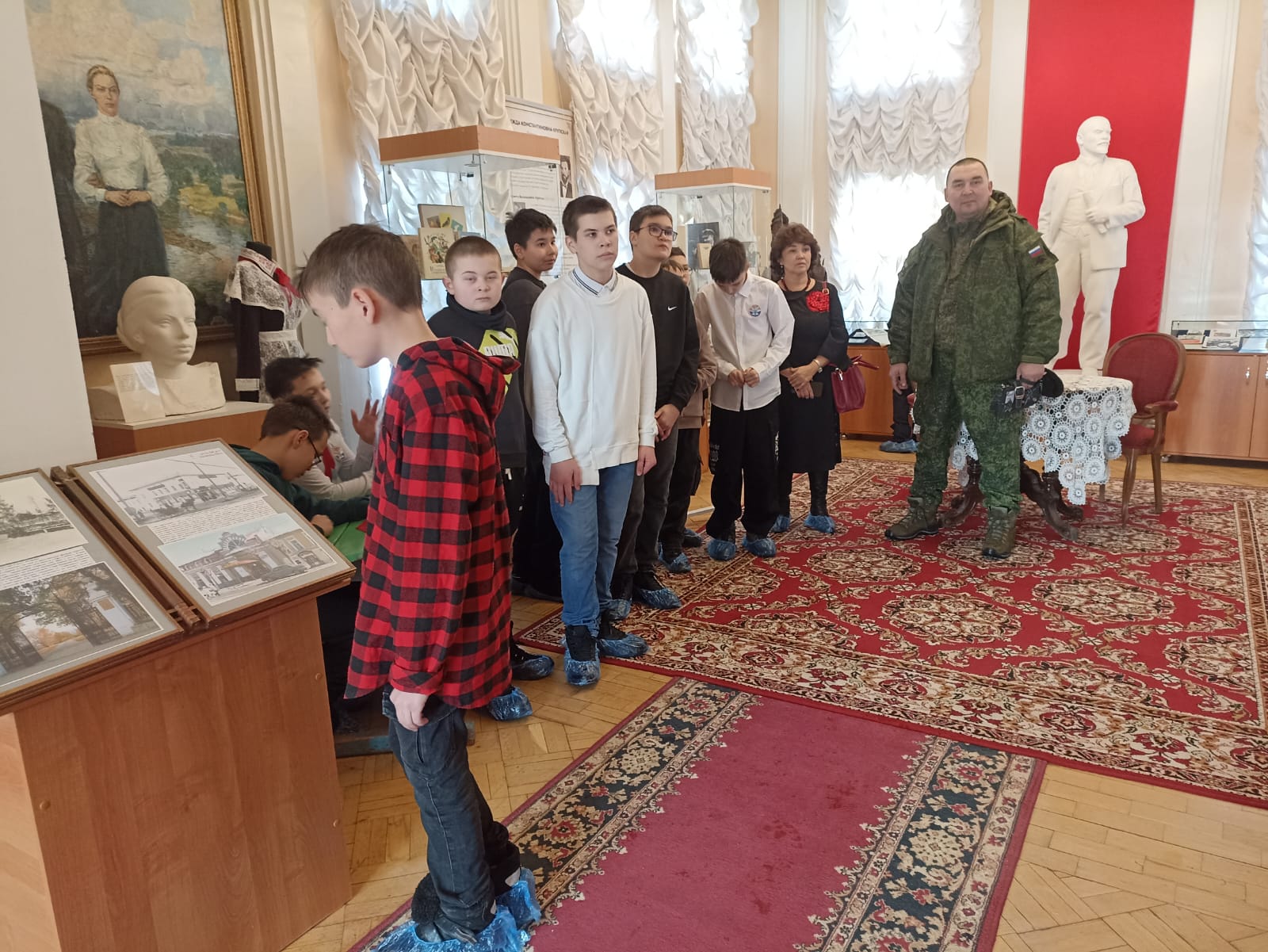 Школьники посетили Дом-музей В.И. Ленина